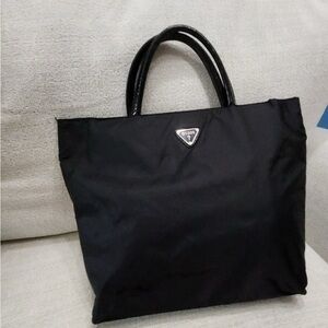 Guess Black Nylon Waterproof Tote Bag